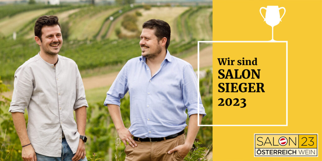Wir gratulieren Sebastian & Tobias Siess vom Weingut MAD zum SALON Sieg!